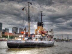 Museeum icebreacker vessel Stettin Elbe Hamburg Germany Museeum icebreacker vessel Stettin Elbe Hamburg Germany