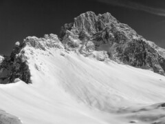 This picture shows the Sulzfluh from the Carschina lodge SAC Graubünden Switzerland. This picture shows the Sulzfluh from the Carschina lodge SAC Graubünden Switzerland.