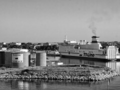 This picture was taken in 2010 from Trelleborg hamn in Sweden. Original I have taken this picture on Agfa APX 100 analog BW Film This picture was taken in 2010 from Trelleborg hamn in Sweden. Original I have taken this picture on Agfa APX 100 analog BW Film